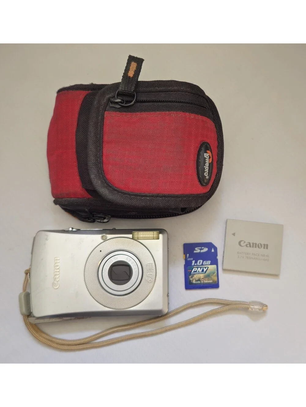 Canon PowerShot SD630 Digital Camera with Case, Battery, and 1GB SD Card Tested!